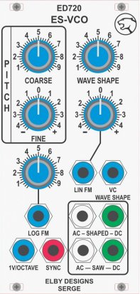 Eurorack Module ED720 ES-VCO from Elby Designs