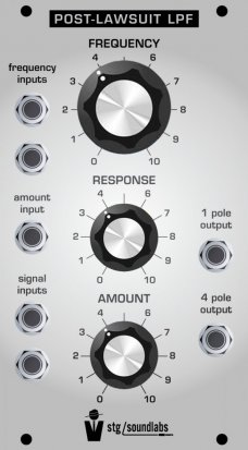 Eurorack Module Post-Lawsuit Lowpass Filter from STG Soundlabs