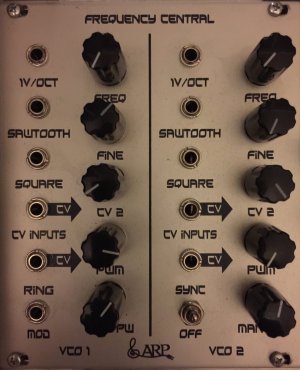Eurorack Module Arp Odyssey Dual VCO from Frequency Central