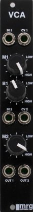 Eurorack Module MRG 3360 VCA from MRG Synthesizers