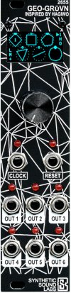 Eurorack Module Geo-Gruvn – Model 2655 from Synthetic Sound Labs