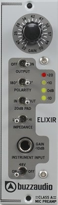 500 Series Module Elixir Mic Preamp from Buzz Audio