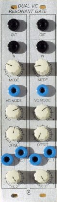 Serge Module Dual VC Resonant Gate from Clee