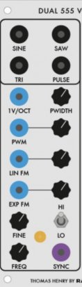 Serge Module TH 555 VCO from Other/unknown
