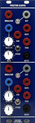 Serge Module Dual Positive Slopes from Low-Gain Electronics