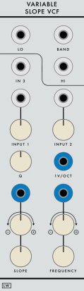 Serge Module LW VARIABLE SLOPE VCF V1 from Loudest Warning