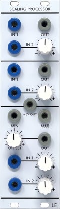 Serge Module Scaling Processor from Low-Gain Electronics