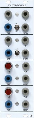 Serge Module Router/Toggle from Low-Gain Electronics