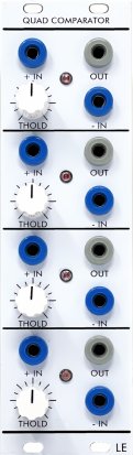 Serge Module Quad Comparator from Low-Gain Electronics