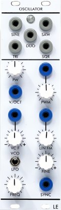 Serge Module Ocillator from Low-Gain Electronics