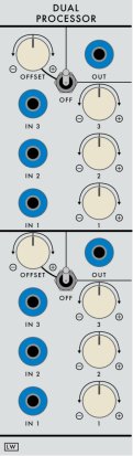 Serge Module 2024 DUAL PROCESSOR V1 from Loudest Warning