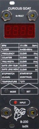 Eurorack Module B-230 Curious Goat  Black Panel from Ladik