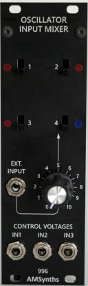Eurorack Module AM996 OSC INPUT MIXER from AMSynths