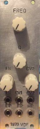 Eurorack Module 1973 VCF (mcop pcb/pannel) from Other/unknown