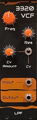 Eurorack Module 3320 VCF from Guru Gara Synth