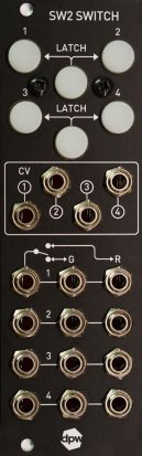 Eurorack Module SW2 Switch from DPW Design