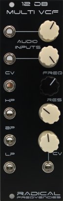 Eurorack Module 12dB Multi VCF mk2 from Radical Frequencies