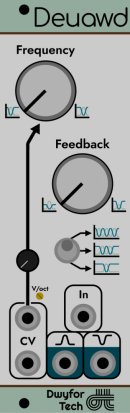 Eurorack Module Deuawd (concept) from Dwyfor Tech