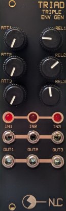 Eurorack Module Triad from Nonlinearcircuits