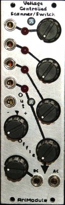 Eurorack Module Voltage Controlled Scanner/Switch - VCSS from AniModule