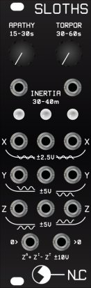 Eurorack Module Triple Sloths (explicit panel) from Other/unknown
