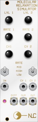 Eurorack Module Molecular Relaxation Simulator from Nonlinearcircuits