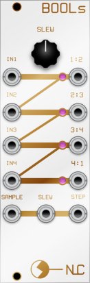 Eurorack Module BOOLs from Nonlinearcircuits