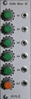 Eurorack Module AVLG Audio Mixer 01 from Other/unknown