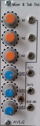 Eurorack Module AVLG Mixer & Sub Oscillator from Other/unknown