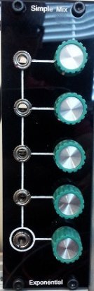 Eurorack Module Simple Mix - DIY Mixer from Other/unknown