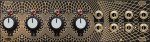 Mörk Modules Quadratt 1U - Golden Lotus - black &amp; gold panel