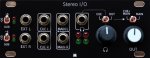 Mörk Modules Stereo I/O 1U - Black Panel