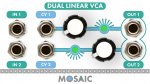 Mosaic Dual Linear VCA (White Panel)