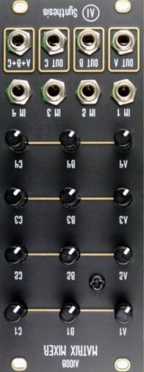 Eurorack Module AI008 Matrix Mixer Black from AI Synthesis