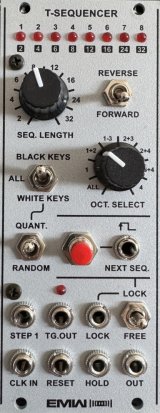Eurorack Module T-SEQUENCER from EMW