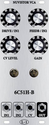 Eurorack Module Nuvistor VCA from L-1