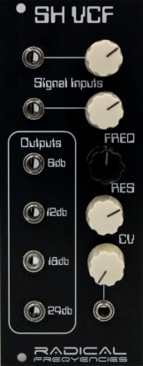 Eurorack Module SH VCF from Radical Frequencies
