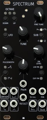 Eurorack Module Spectrum - Black Panel from Mörk Modules