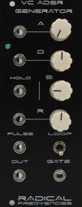 Eurorack Module VC ADSR Clock Generator from Radical Frequencies