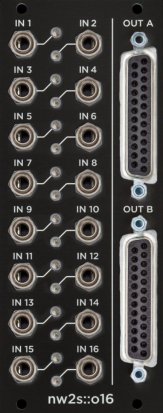 Eurorack Module nw2s::o16 (Balanced - Black) from Other/unknown