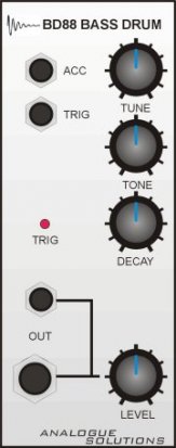 Eurorack Module BD88 Bass Drum from Analogue Solutions