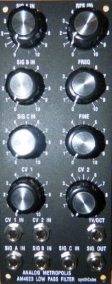 MOTM Module AM4023 2U filter from Other/unknown