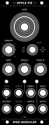 Eurorack Module apple pie from WGD Modular