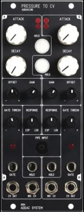 Eurorack Module ADDAC310 Pressure to CV from ADDAC System