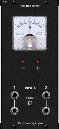 MU Module Q192 Bat Meter from Synthesizers.com