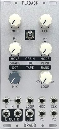 Eurorack Module STEREO DRADD from Pladask Elektrisk