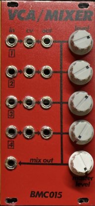 Eurorack Module BMC015 VCA/Mixer from Barton Musical Circuits
