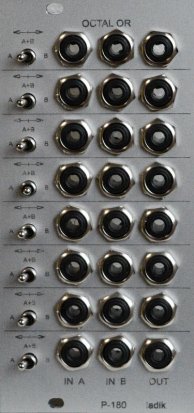 Eurorack Module P-180 Octal switchable “OR” from Ladik