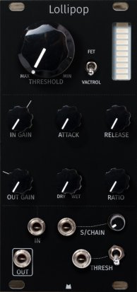 Eurorack Module Lollipop - Black Panel from Mörk Modules