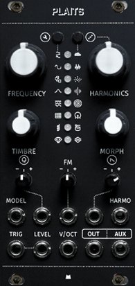 Eurorack Module Plaits (Mork Panel) from Mutable instruments